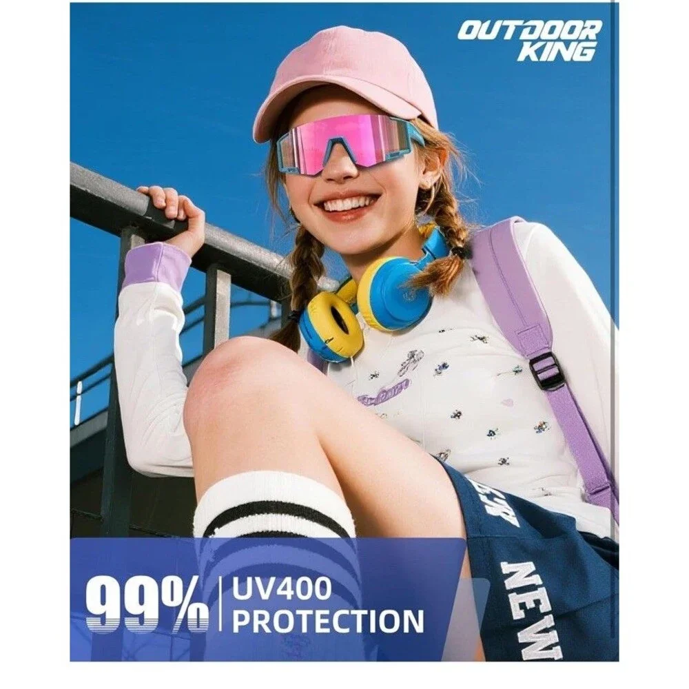 Youth Baseball Sunglasses for Kids - UV400 Protection Lenses for Softball